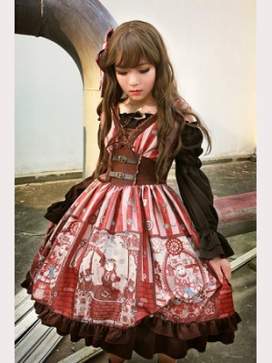 Souffle Song Steampunk Cat Lolita Dress JSK - Design 2
